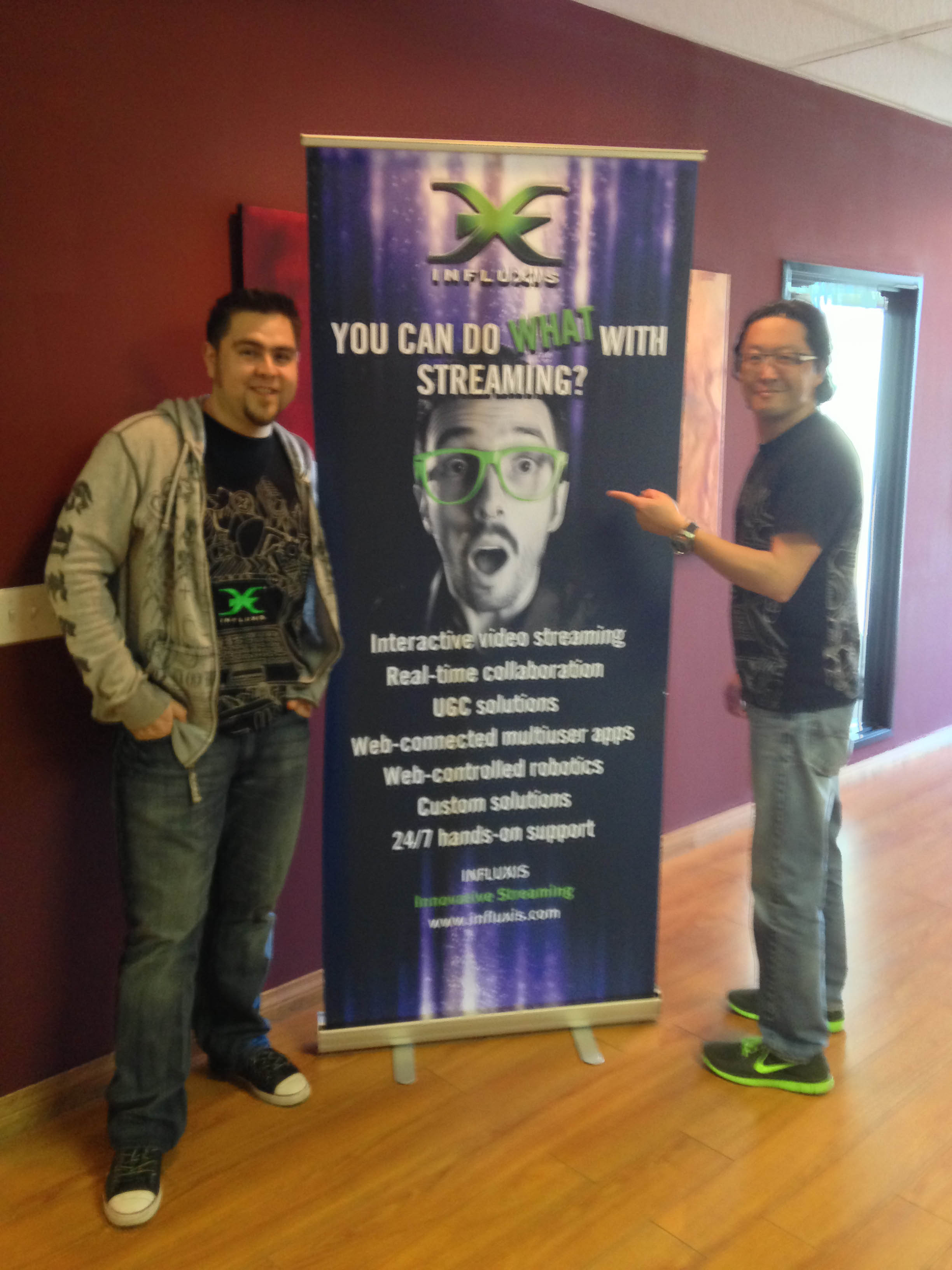 Influxis Large Boot Banner